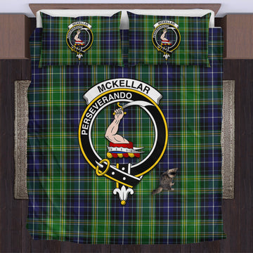 McKellar Tartan Bedding Set with Family Crest US Bedding Set - Tartan Vibes Clothing