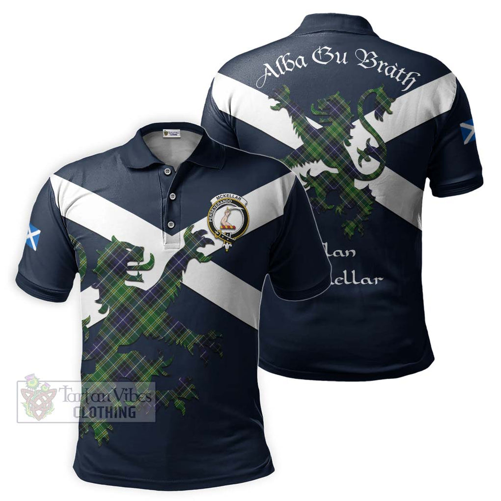 Tartan Vibes Clothing McKellar Tartan Lion Rampant Polo Shirt – Proudly Display Your Heritage with Alba Gu Brath and Clan Name