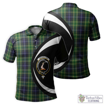 McKellar Tartan Men's Polo Shirt with Family Crest Circle Style Kid - Tartan Vibes Clothing