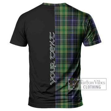 McKellar Tartan T-Shirt with Family Crest and Half Of Me Style - Tartanvibesclothing Shop
