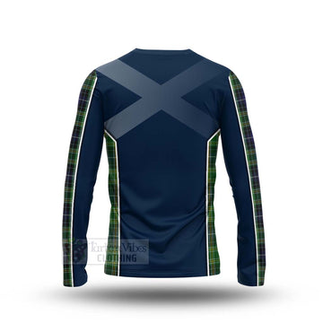 Tartan Vibes Clothing McKellar Tartan Long Sleeve T-Shirt with Family Crest and Scottish Thistle Vibes Sport Style