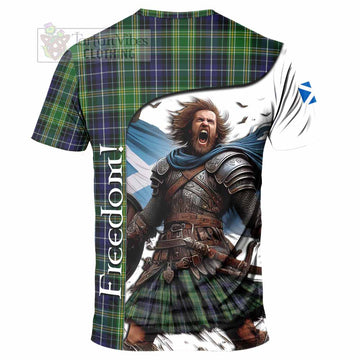 McKellar Crest Tartan T-Shirt Inspired by the Freedom of Scottish Warrior