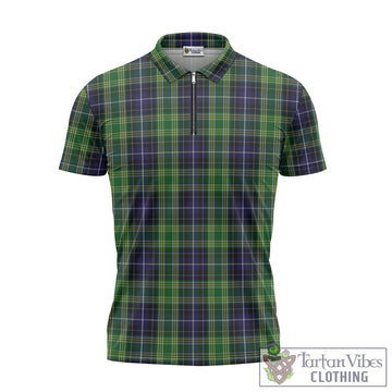 Tartan Vibes Clothing McKellar Tartan Zipper Polo Shirt