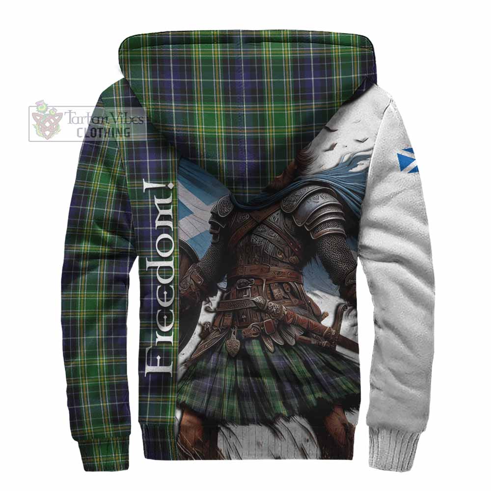 Tartan Vibes Clothing McKellar Crest Tartan Sherpa Hoodie Inspired by the Freedom of Scottish Warrior