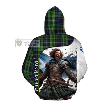 Tartan Vibes Clothing McKellar Crest Tartan Cotton Hoodie Inspired by the Freedom of Scottish Warrior