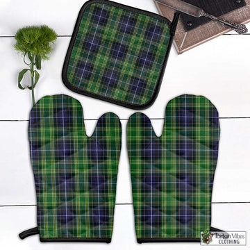 McKellar Tartan Combo Oven Mitt & Pot-Holder Combo 1 Oven Mitt & 1 Pot-Holder Black - Tartan Vibes Clothing