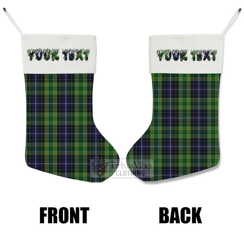 Tartan Vibes Clothing McKellar Tartan Christmas Stocking with Personalized Text