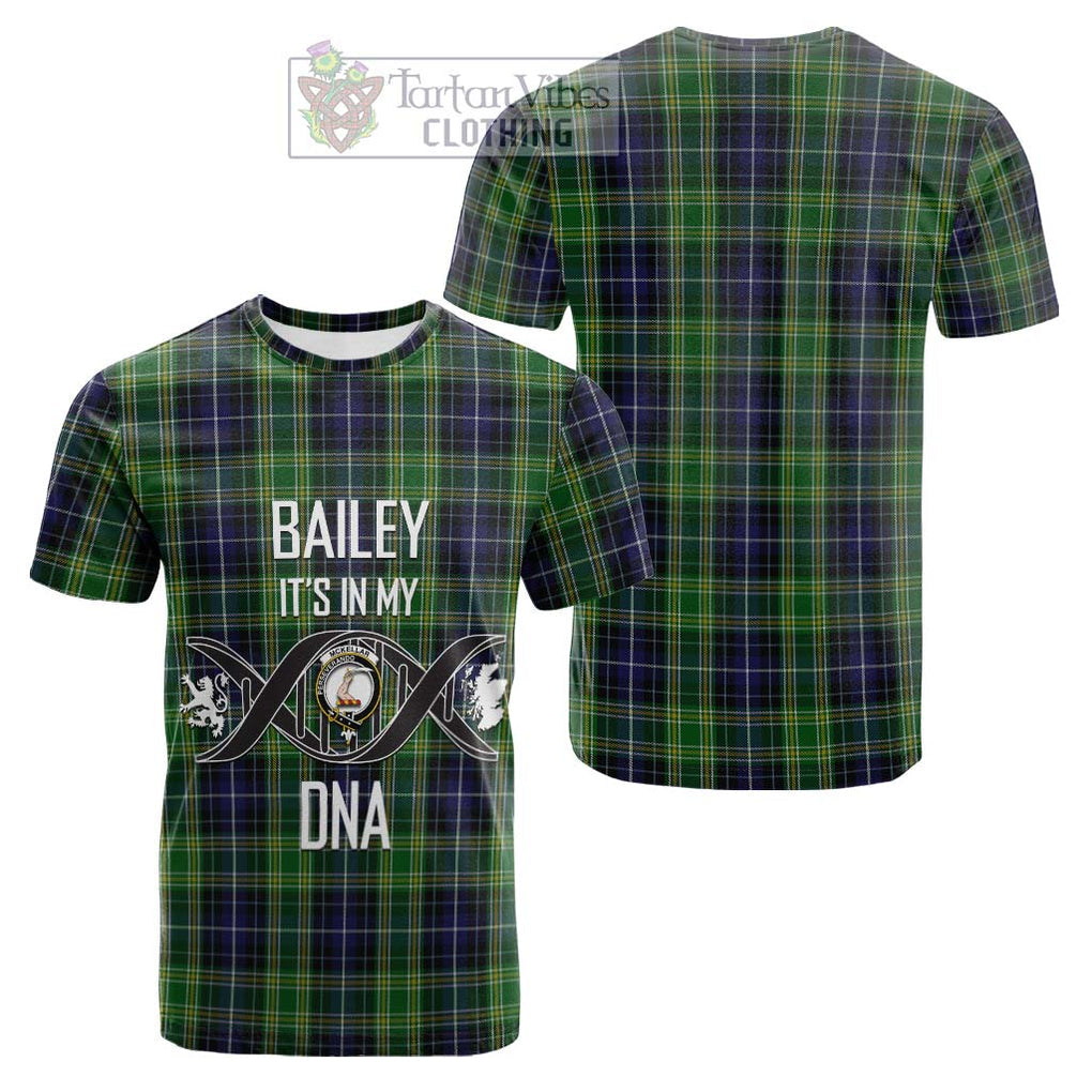 Tartan Vibes Clothing McKellar Tartan Cotton T-shirt with Family Crest DNA In Me Style