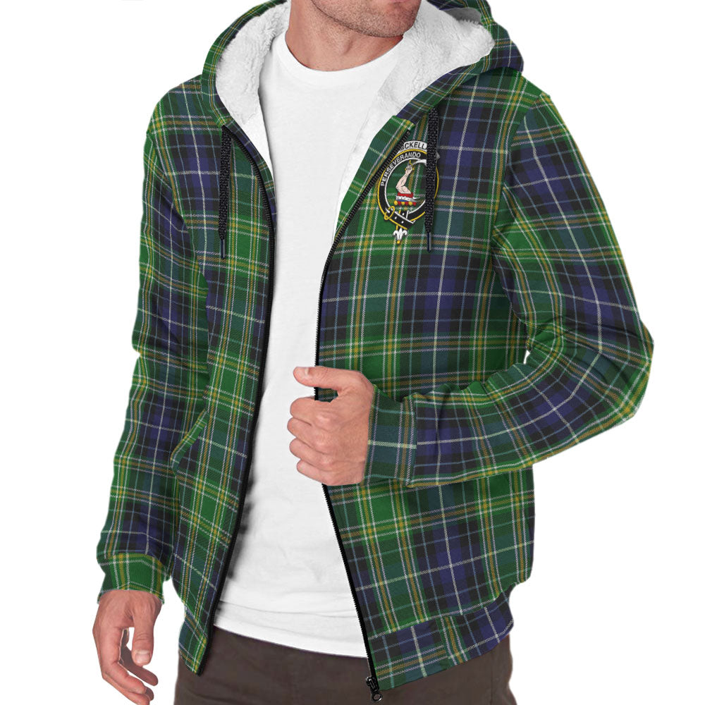 Fox Hunting Tartan Crest Sherpa Hoodie - Circle Style main image 1