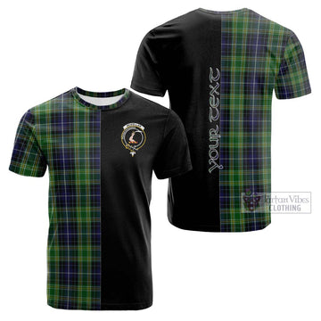 Tartan Vibes Clothing McKellar Tartan Cotton T-shirt with Family Crest and Half Of Me Style