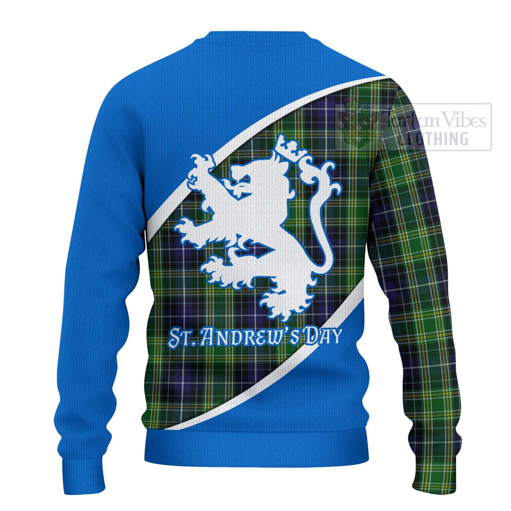 Tartan Vibes Clothing McKellar Family Crest Tartan Knitted Sweater Celebrate Saint Andrew's Day in Style
