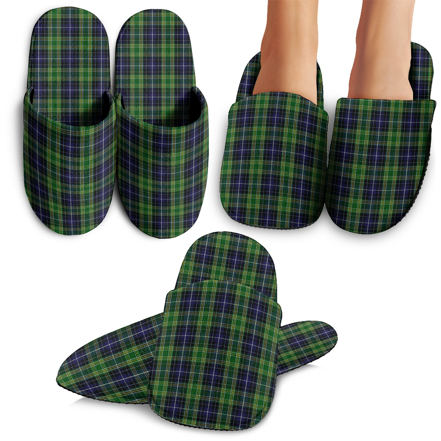 McKellar Tartan Home Slippers - Tartanvibesclothing Shop