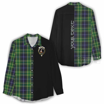 Tartan Vibes Clothing McKellar Tartan Women's Casual Shirt with Family Crest and Half Of Me Style