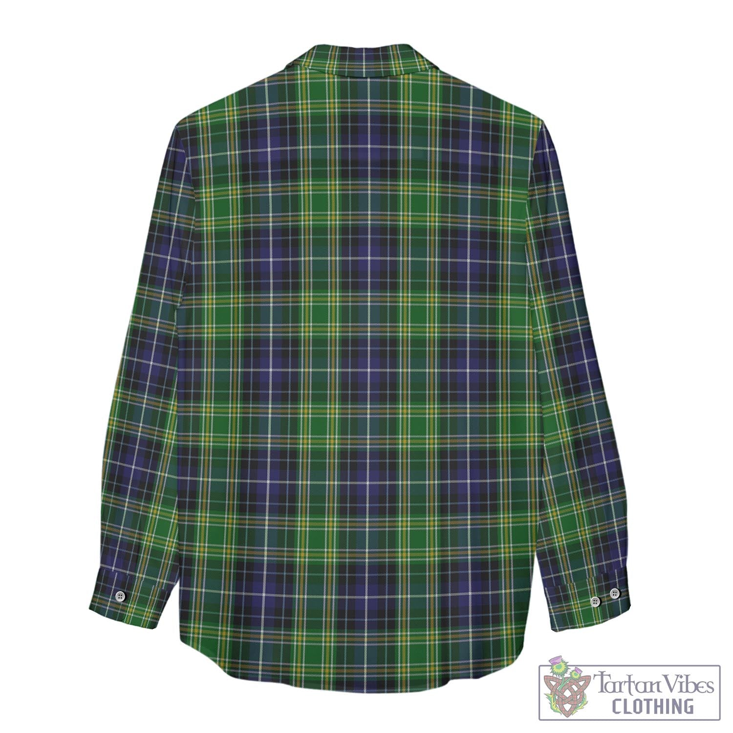 Tartan Vibes Clothing McKellar Tartan Womens Casual Shirt with Family Crest