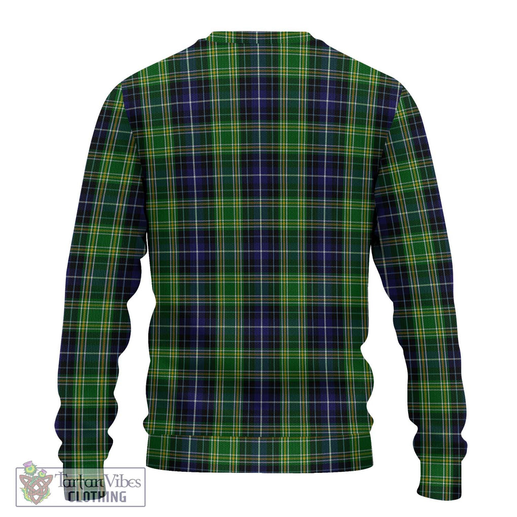 McKellar Tartan Knitted Sweater with Family Crest DNA In Me Style - Tartanvibesclothing Shop