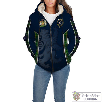 McKellar Tartan Sherpa Hoodie with Family Crest and Lion Rampant Vibes Sport Style