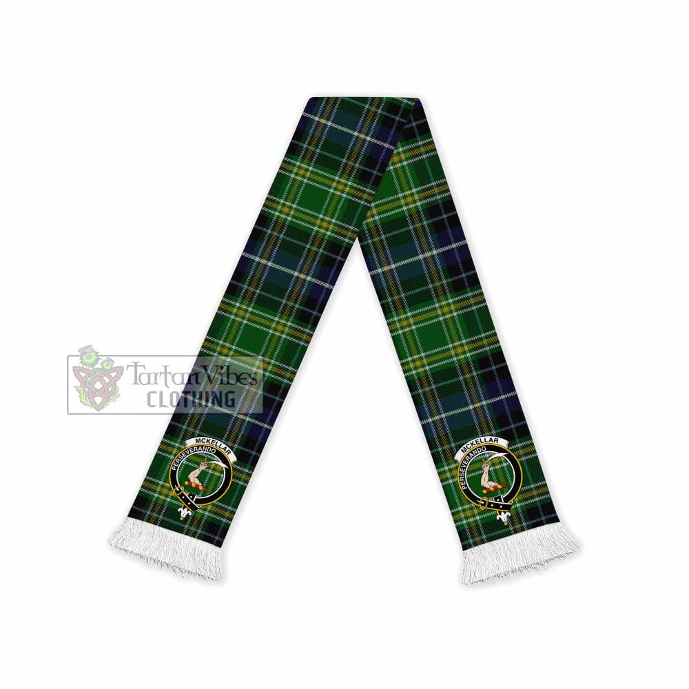 Tartan Vibes Clothing McKellar Tartan Ruffneck Scarf with Family Crest