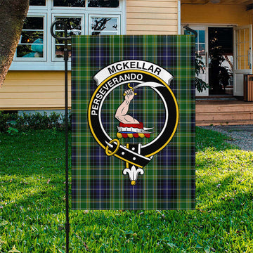 McKellar Tartan Flag with Family Crest - Tartan Vibes Clothing