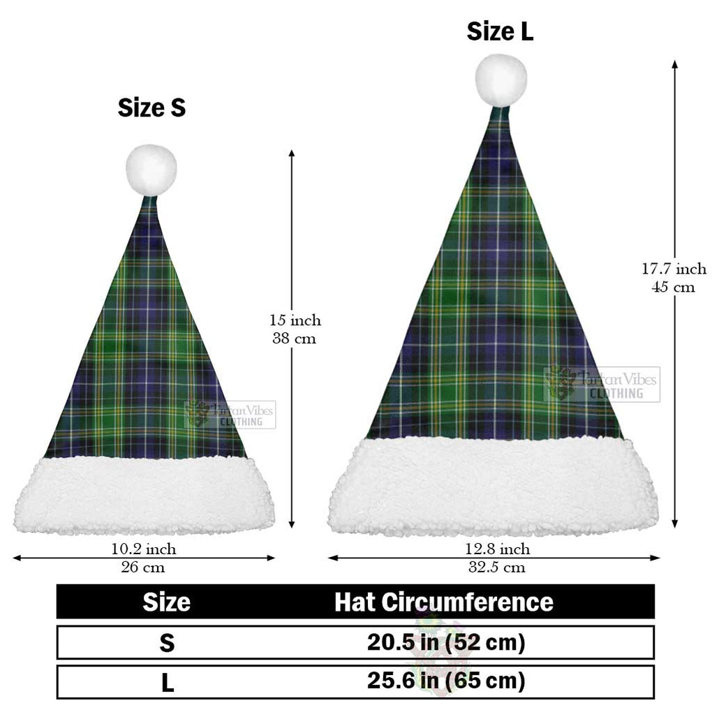 Tartan Vibes Clothing McKellar Tartan Christmas Santa Hats