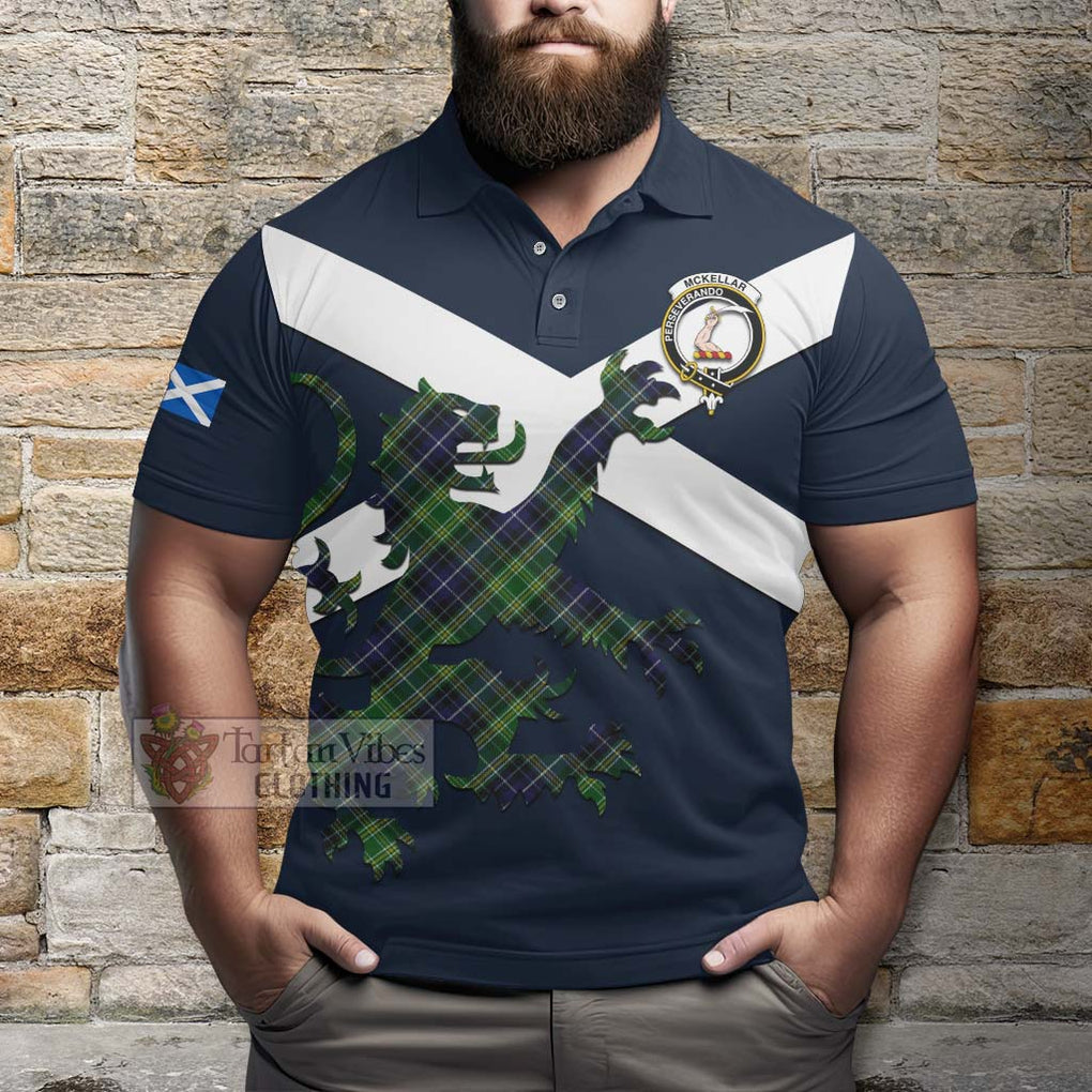 Tartan Vibes Clothing McKellar Tartan Lion Rampant Polo Shirt – Proudly Display Your Heritage with Alba Gu Brath and Clan Name