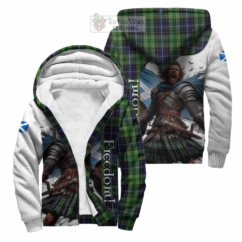 Tartan Vibes Clothing McKellar Crest Tartan Sherpa Hoodie Inspired by the Freedom of Scottish Warrior