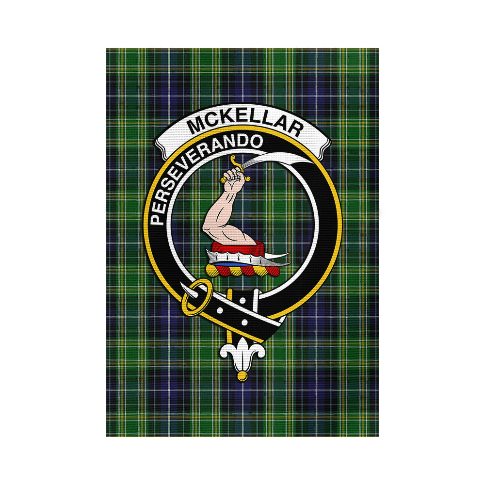 McKellar Tartan Flag with Family Crest - Tartan Vibes Clothing