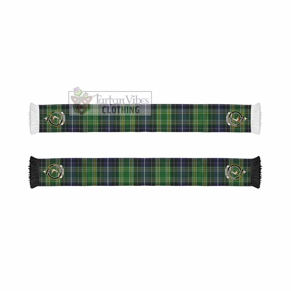 Tartan Vibes Clothing McKellar Tartan Ruffneck Scarf with Family Crest
