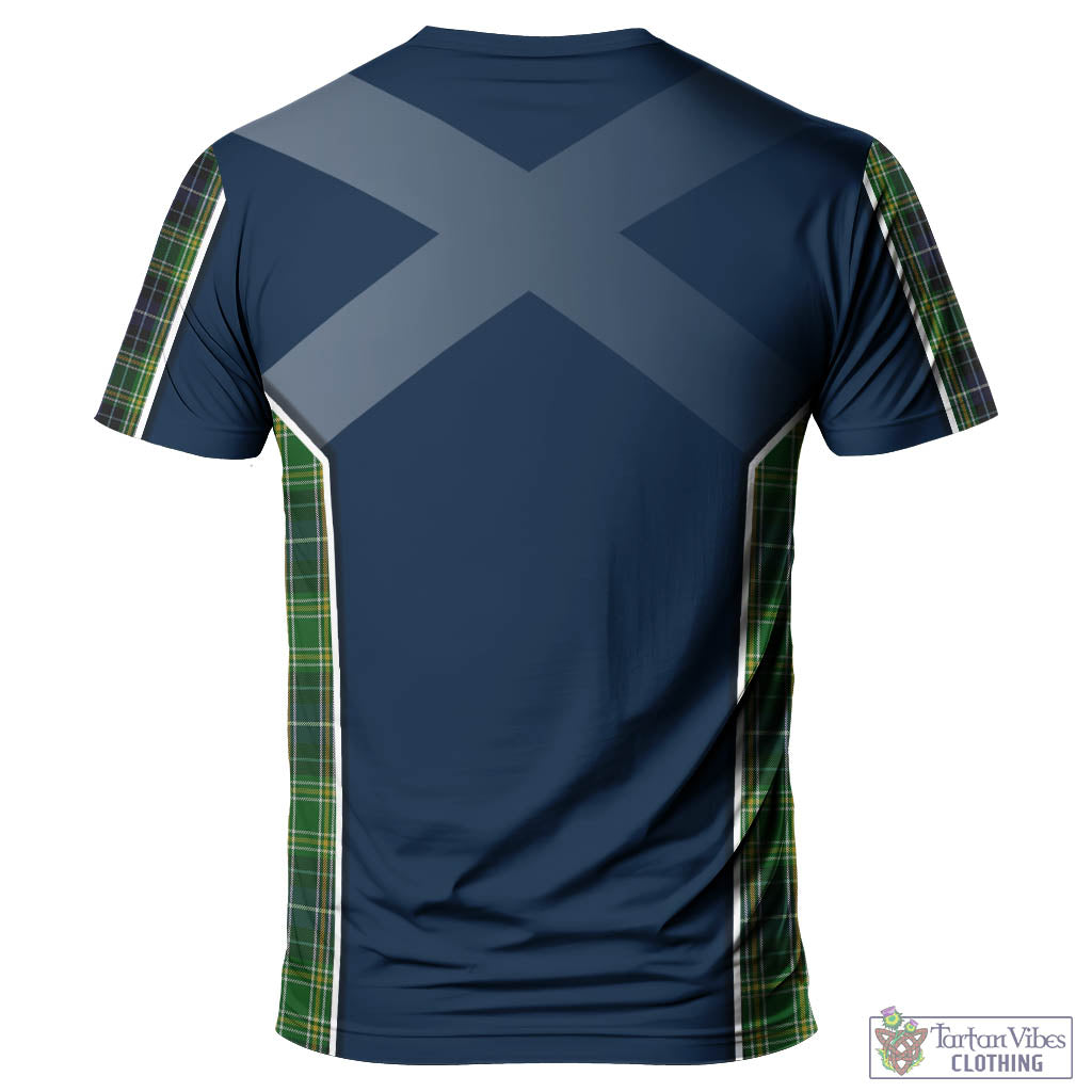 Tartan Vibes Clothing McKellar Tartan T-Shirt with Family Crest and Scottish Thistle Vibes Sport Style