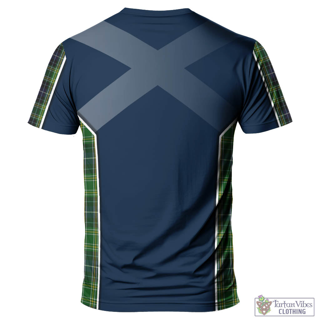 Tartan Vibes Clothing McKellar Tartan T-Shirt with Family Crest and Lion Rampant Vibes Sport Style