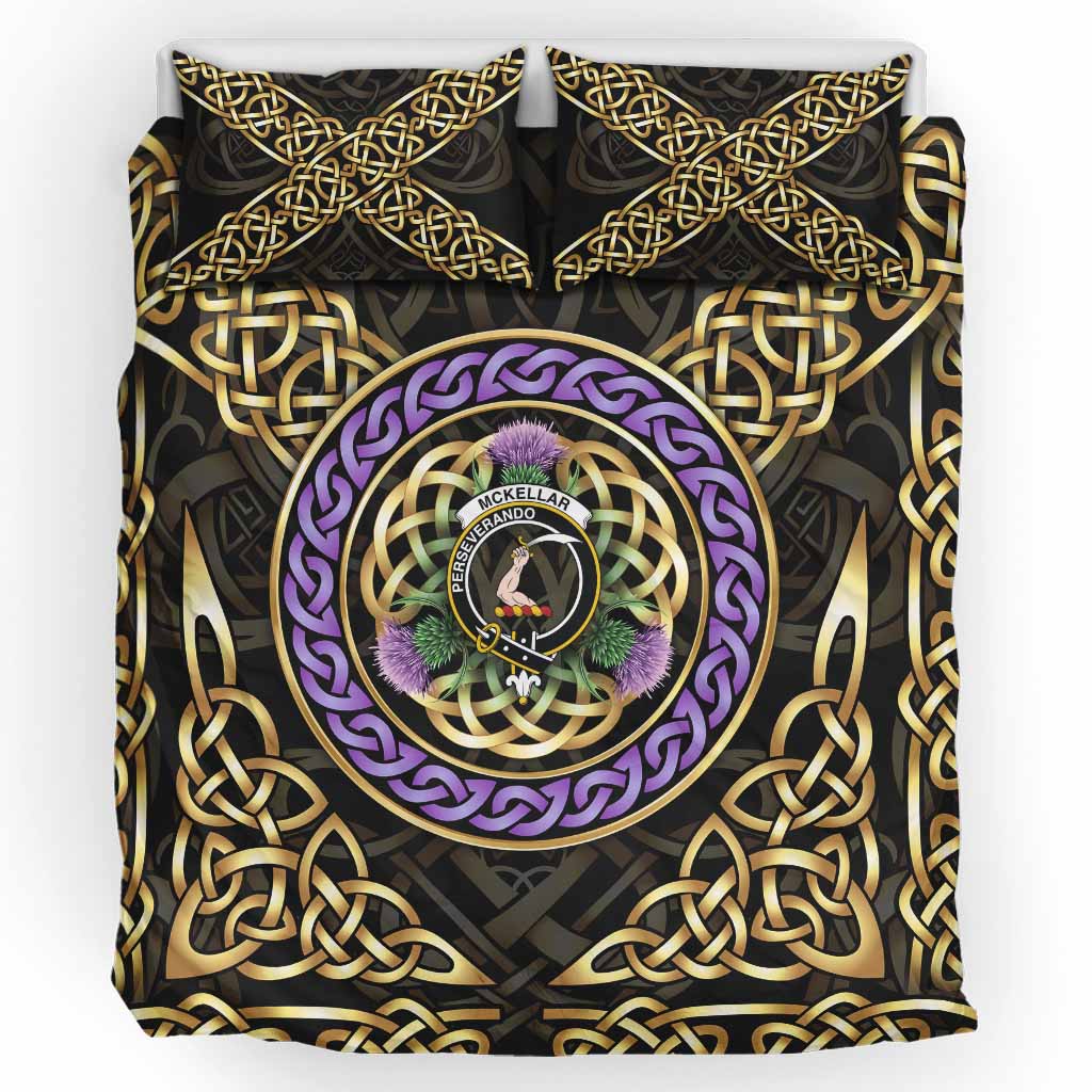 McKellar Clan Crest Bedding Set Celtic Scottish Thistle