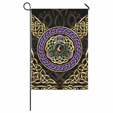 McKellar Clan Crest Garden Flag Celtic Scottish Thistle