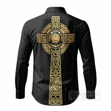 McKellar Clan Crest Long Sleeve Button Shirts with Celtic Tree of Life Inspired