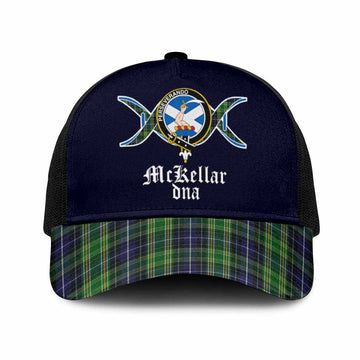 McKellar Clan DNA Tartan Mesh Trucker Cap One Size (Adjustable) Black - Tartan Vibes Clothing