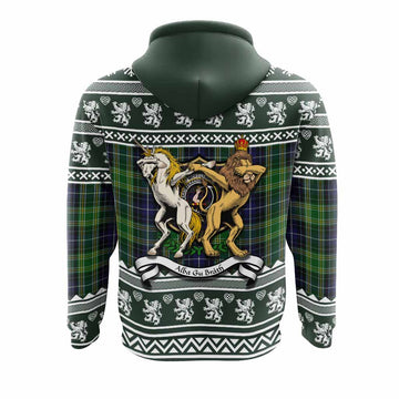 McKellar Clan Tartan Crest Christmas Hoodie Coat of Arms Funny Style - Tartan Vibes Clothing