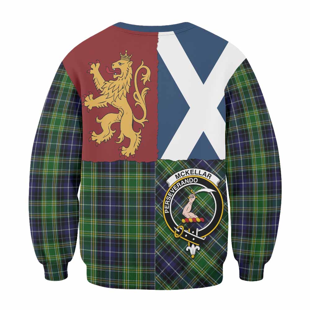 McKellar Crest Tartan Sweatshirt with Lion Rampant Saltire Style