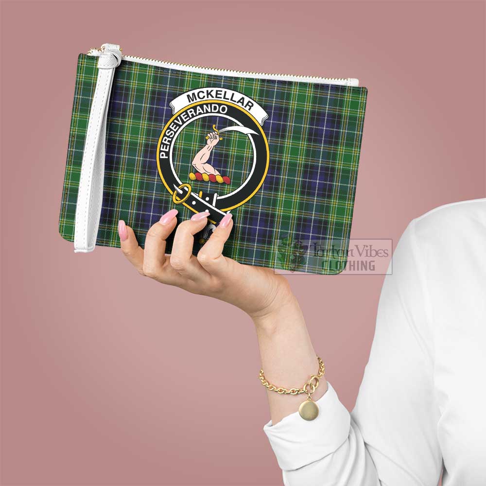 Tartan Vibes Clothing McKellar Family Crest Tartan Clutch Bag