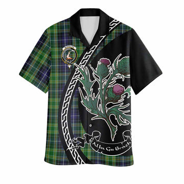 McKellar Family Crest Tartan Hawaiian Shirt Alba Thistle Inspired - Tartan Vibes Clothing