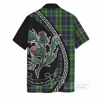 McKellar Family Crest Tartan Hawaiian Shirt Alba Thistle Inspired - Tartan Vibes Clothing