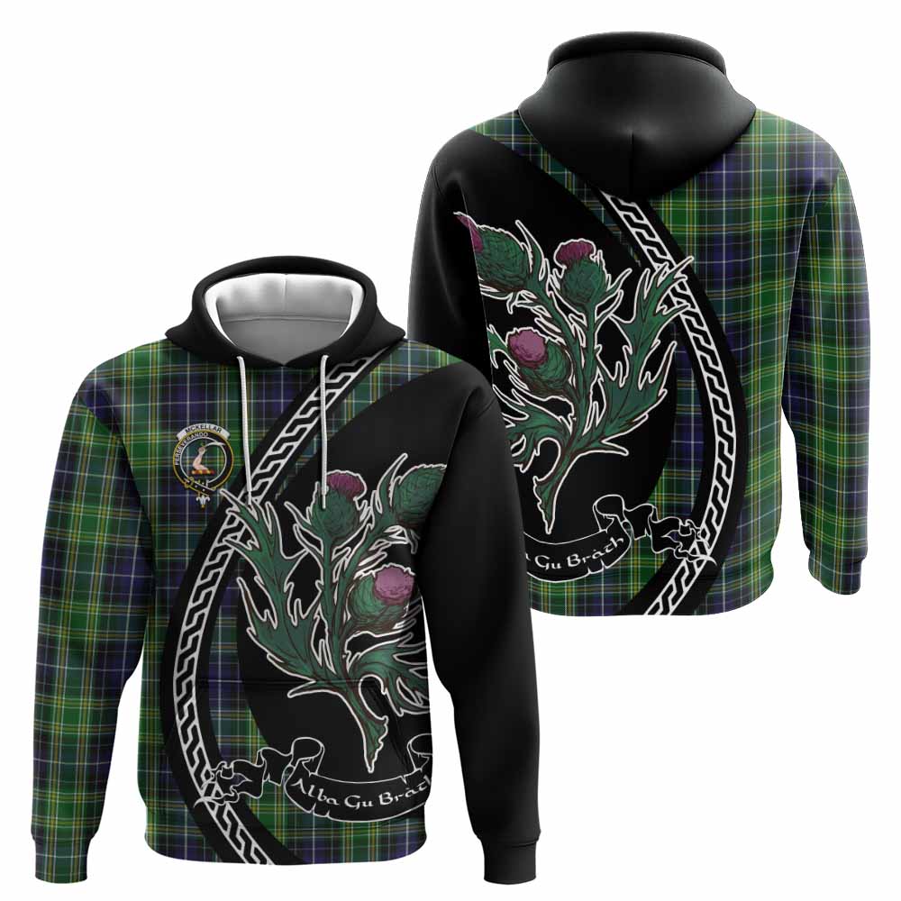 McKellar Family Crest Tartan Hoodie Alba Thistle Inspired - Tartan Vibes Clothing