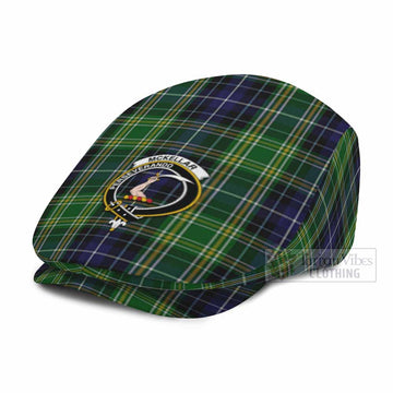 McKellar Family Crest Tartan Jeff Cap, Tartan Flat Cap