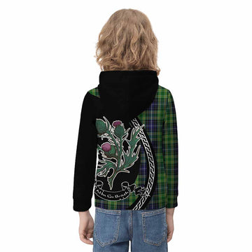 McKellar Family Crest Tartan Kid Hoodie Alba Thistle Inspired - Tartan Vibes Clothing