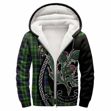 McKellar Family Crest Tartan Sherpa Hoodie Alba Thistle Inspired - Tartan Vibes Clothing