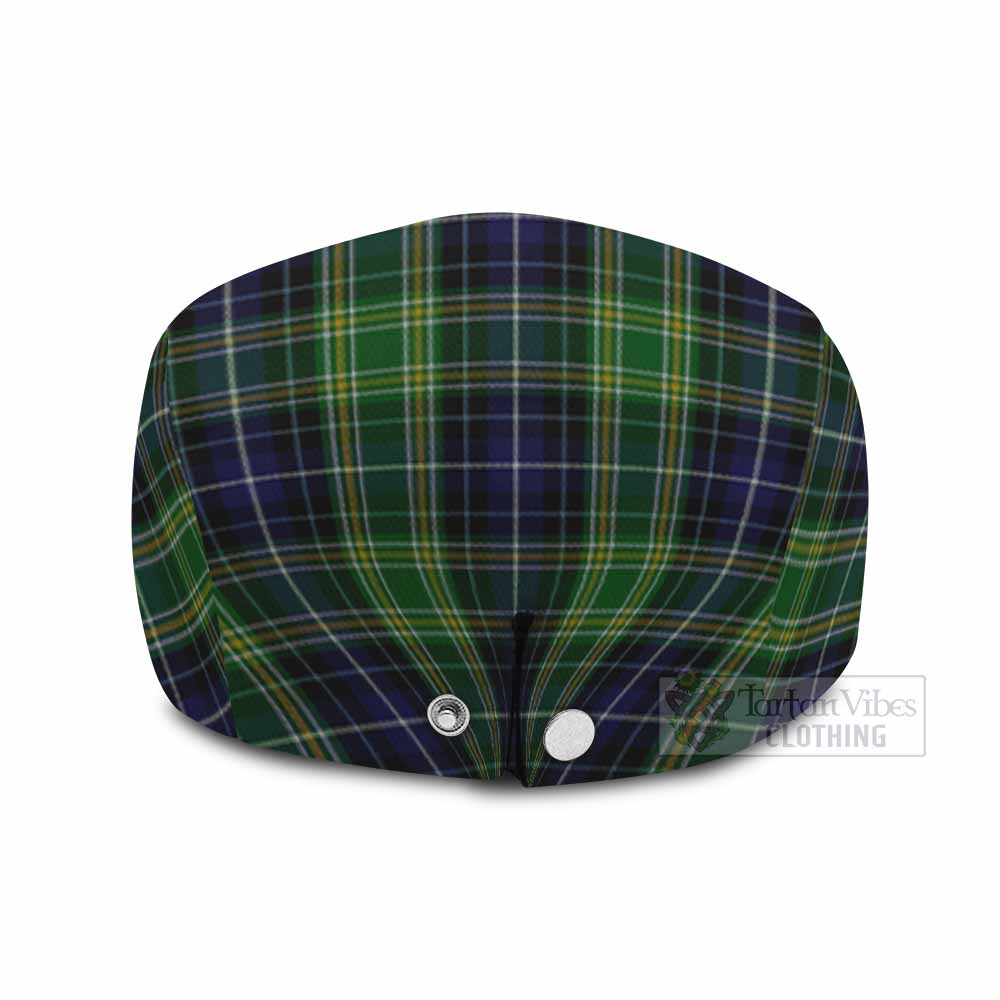 McKellar Scotland Tartan Crest Thistle Heritage Flat Cap, Jeff Cap - Tartan Vibes Clothing