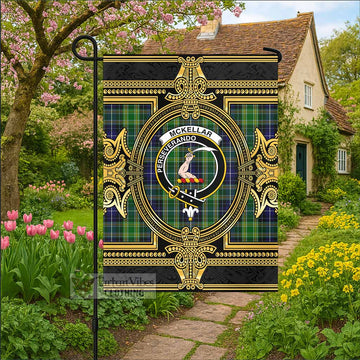 McKellar Scottish Tartan Crest Garden Flag Royal Stylized - Tartan Vibes Clothing