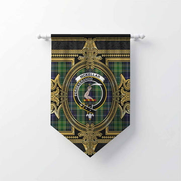 McKellar Scottish Tartan Crest Gonfalon Royal Stylized Chevron - Tartan Vibes Clothing