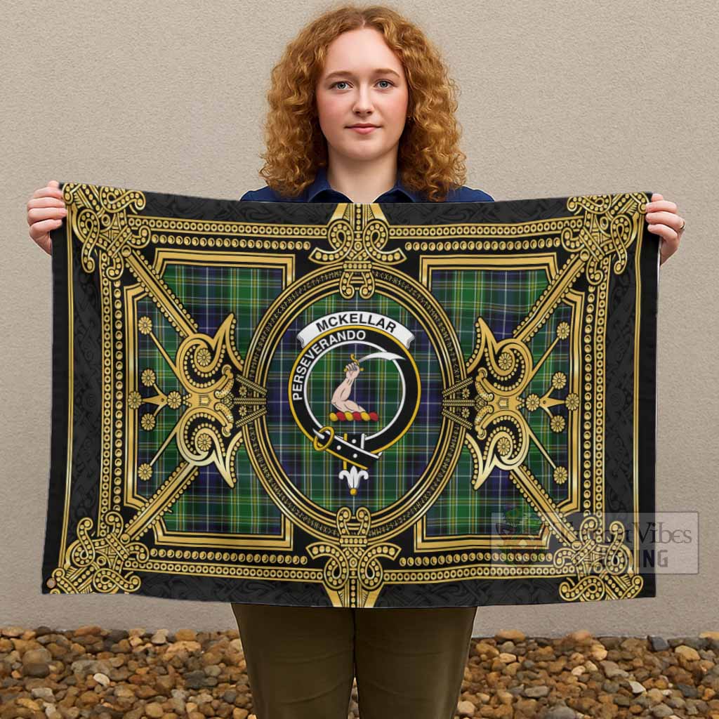 McKellar Scottish Tartan Crest House Flag Royal Stylized - Tartan Vibes Clothing