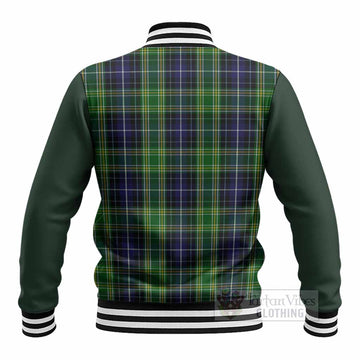McKellar Tartan Accent Baseball Jacket with Family Crest
