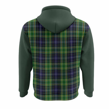 McKellar Tartan Accent Hoodie with Family Crest
