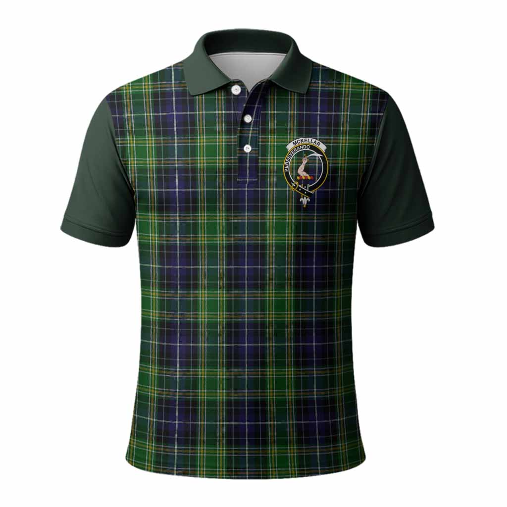 McKellar Tartan Accent Polo Shirt with Family Crest