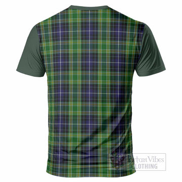 McKellar Tartan Accent T-Shirt with Family Crest